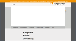 Desktop Screenshot of hagenauer-group.com